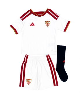 Billige Fotballdrakt Sevilla Replika Hjemmedraktsett Barn 2026-27 Kortermet (med bukser)